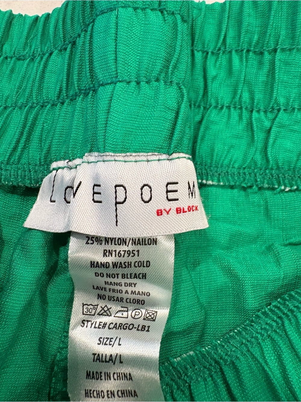 Green Cargo Jogger Pants - Women's Track Pants & Joggers - Picture 3 of 4